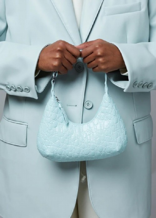 Frankie shop turquoise handbag