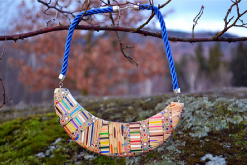 Bright, stylish handmade jewelry from Czech designer Anna Kurlezhova