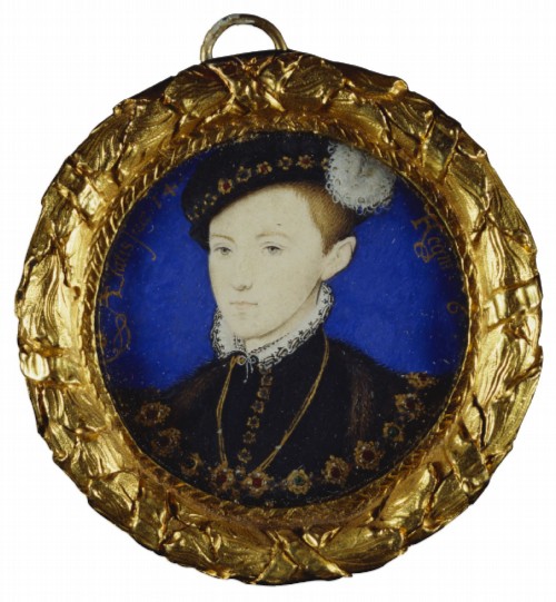 Nicholas Hillard, Edward VI (1537-1553), 1600. Watercolour and bodycolour on vellum