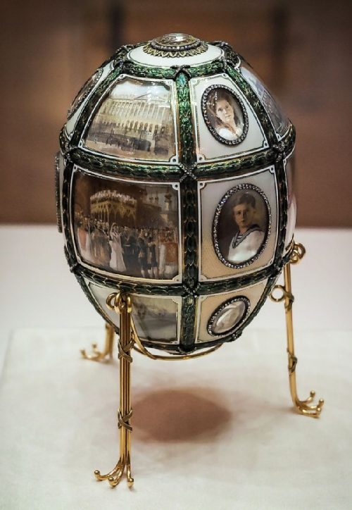 Faberge egg in the Armory
