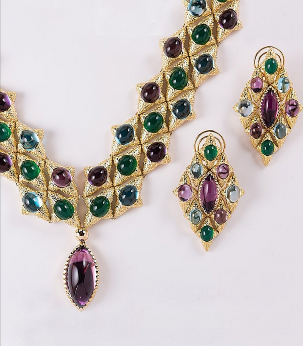 Collection with amethysts