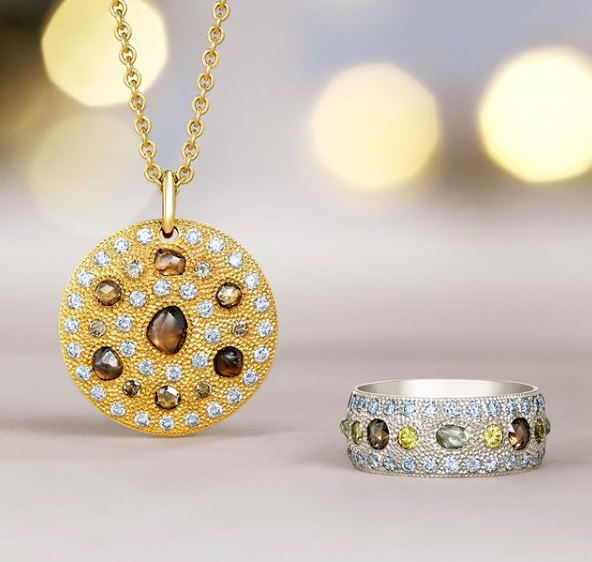 Talisman collection diamond necklace and ring £ 58,000