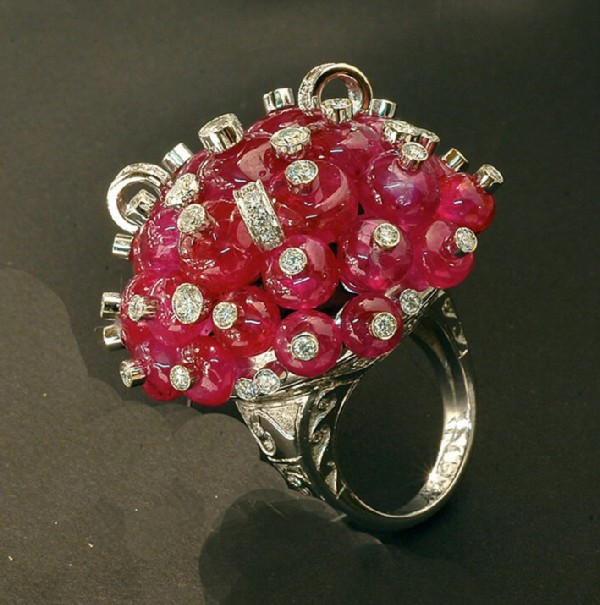 Venetian jewelers Ruby ring