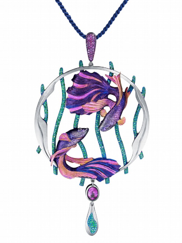 Pendant Fighting fish