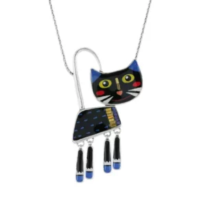 Taratata Necklace with colored resin and beads.