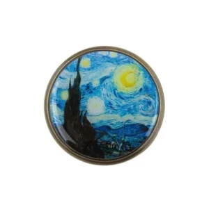 Brooch Starry night.