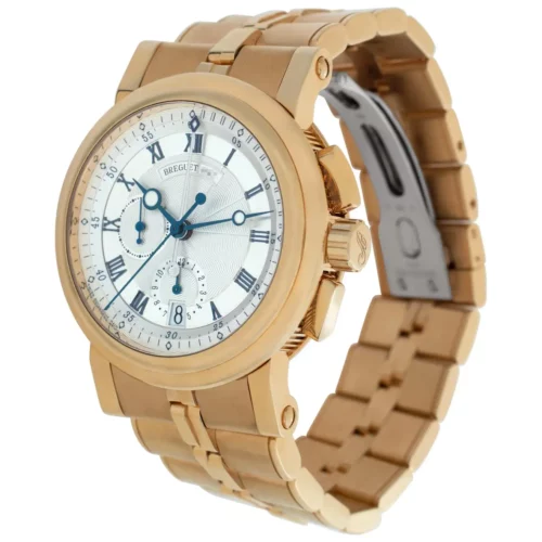 Breguet Marine из 18 каратного желтого золота. Авто с секундной стрелкой датой и хронографом