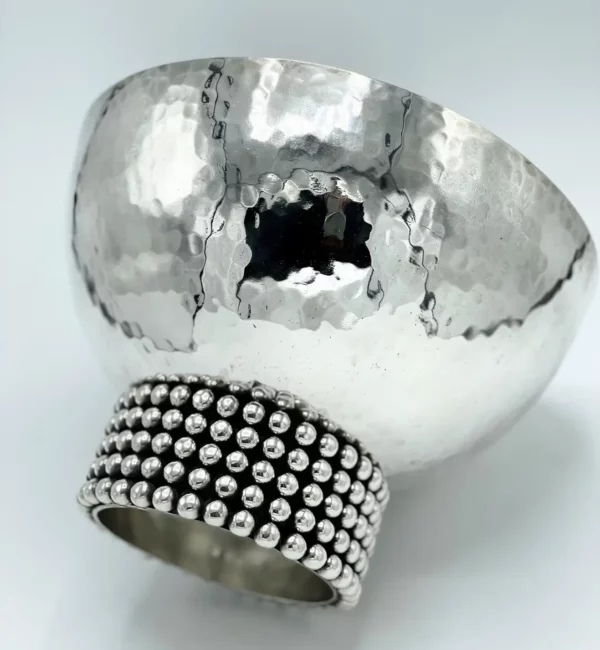 Jean Despres French Silver Plate Metal Bowl