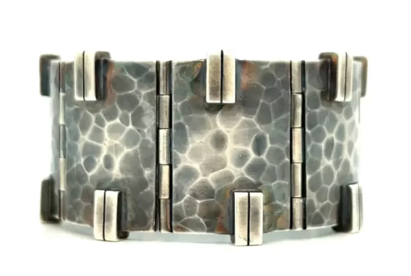Jean Despres Hammered Silver Bracelet