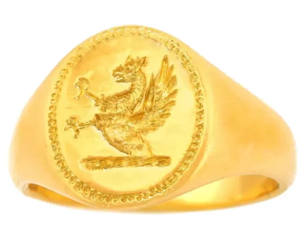 Deakin & Francis Signet Ring c1915.