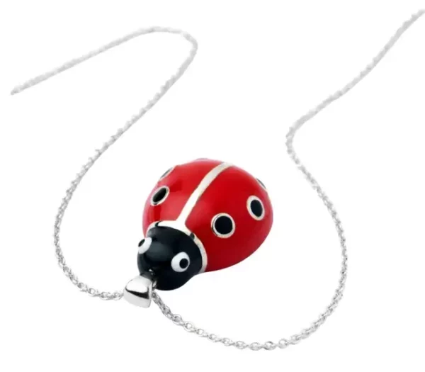 Deakin & Francis Sterling Silver Ladybird Pendant.