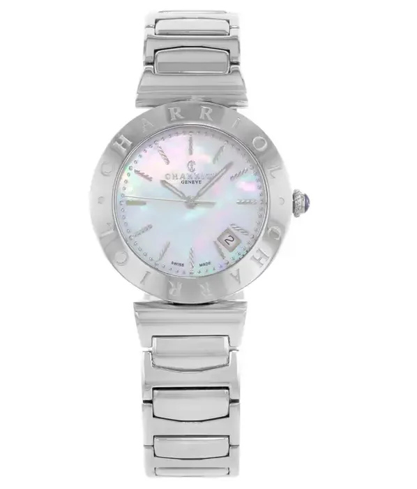 Charriol Alexandre Steel MOP Quartz Ladies Watch AMS.920.002.