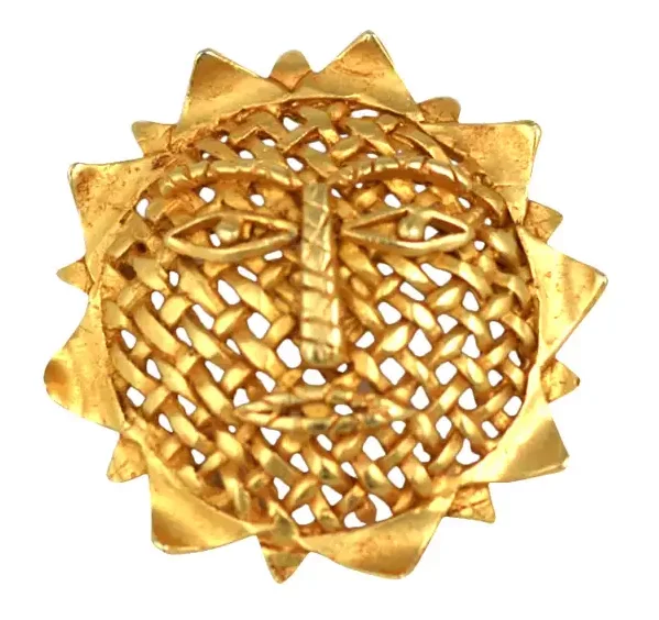 Dominique Aurientis Sun Brooch.