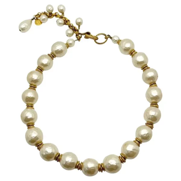 Paris Baroque Pearl Necklace 1980s
