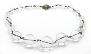 Silver Rock Crystal Necklace, Attributed To Dorrie Nossiter.