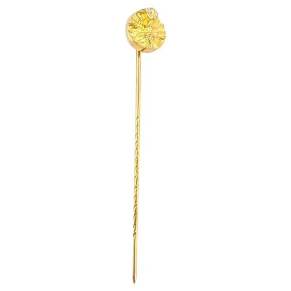 14 Karat Yellow Gold Björn Weckström Stickpin 1980 Lapponia Finland.