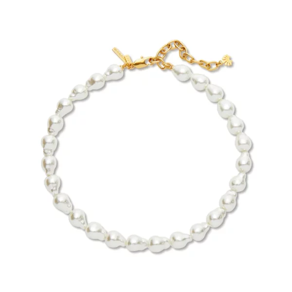BAROQUE PEARL COLLAR NECKLACE.