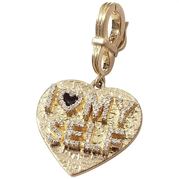 Coomi I Love Myself Heart Pendant in 20 Karat Gold.