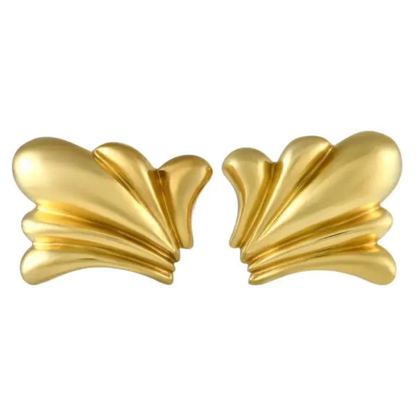 Lagos 18K Yellow Gold Earrings. Lagos 18K Yellow Gold Earrings.
