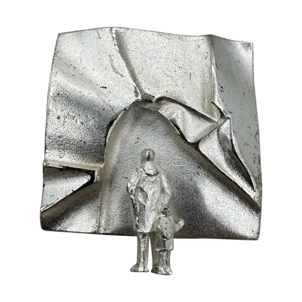 Lapponia Brooch Man and Child Björn Weckström Finland Modernist Man From Mercury.