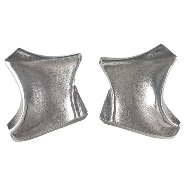 Lapponia Sterling Silver Earrings Designed by Björn Weckström.