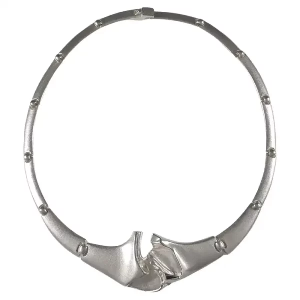 Lapponia Sterling Silver Necklace designed by Björn Weckström.