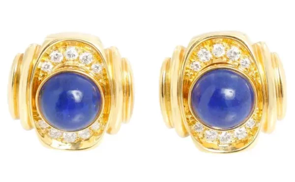 Steven Lagos 18K Yellow Gold Interchangeable Gemstone Earrings. Steven Lagos 18K Yellow Gold Interchangeable Gemstone Earrings.