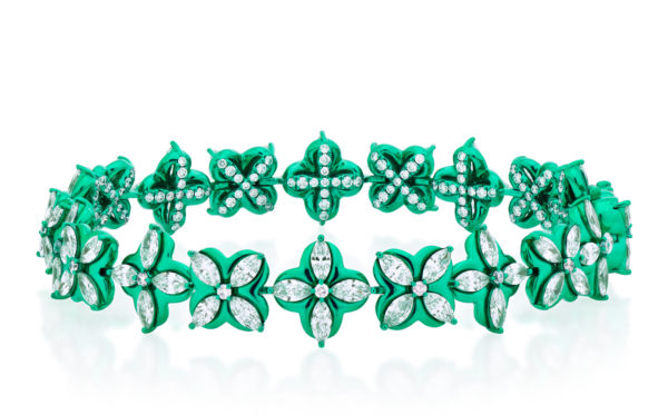 Flower Tennis Bracelet.