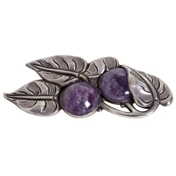 Huge Los Castillo Floral Brooch.