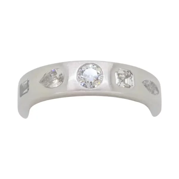 Kwiat Multi Shaped Diamond Stackable Ring.