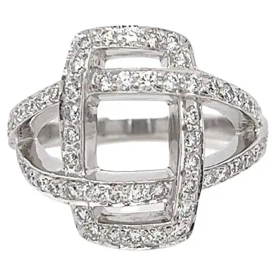 Kwiat Solaris 18 Karat White Gold Diamond Ring.