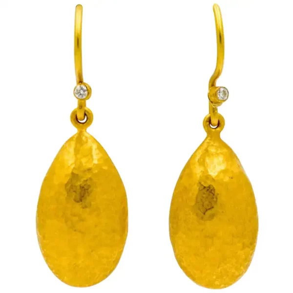 Lika Behar Amanda 24 Karat Gold Drop Earrings. Lika Behar Amanda 24 Karat Gold Drop Earrings.