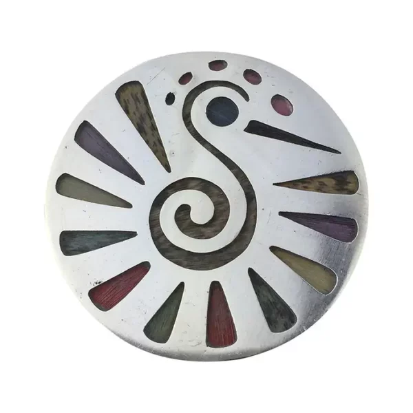 Vintage Los Castillo Mexican Sterling Brooch.