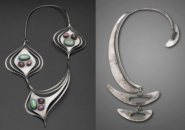 Biomorphic style necklace.