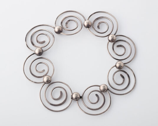 Spiral necklace.