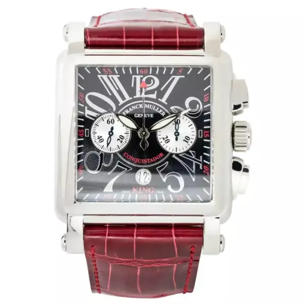 Franck Muller 10000 K CC AC Conquistador Stainless Steel Watch.
