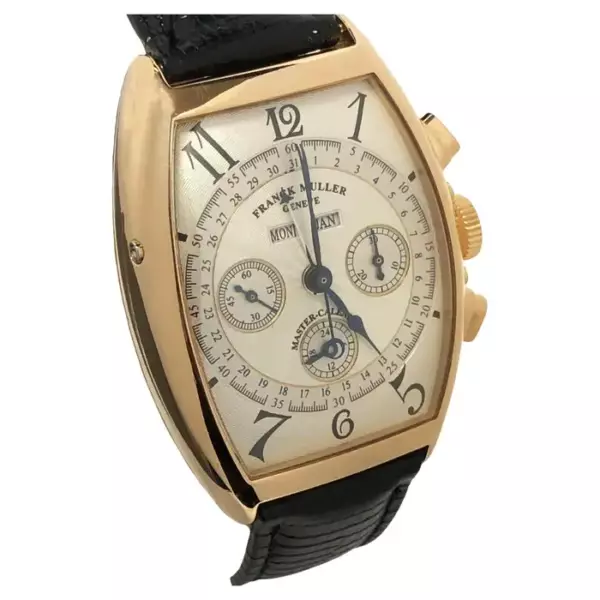 Franck Muller Master Calendar Chronograph Rose Gold 6850 CC MC Wrist Watch.