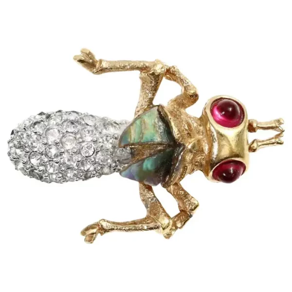 Vintage Boucher Bug Brooch Circa 1960s.