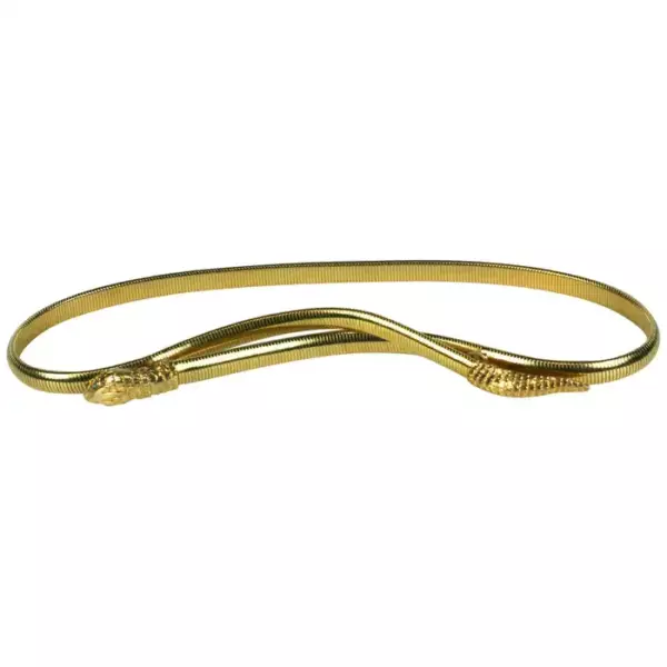 Accessocraft Gilt Stretch Snake Beltю