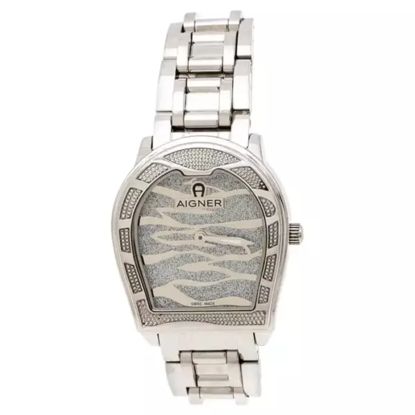 Aigner Silver Stainless Steel Verona A48100 Women's Wristwatch 33 mm.