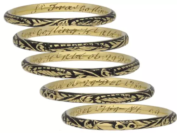 Antique Enamel Skull Ring for Sir Francis Gosling, circa 1768. Antique Enamel Skull Ring for Sir Francis Gosling, circa 1768.