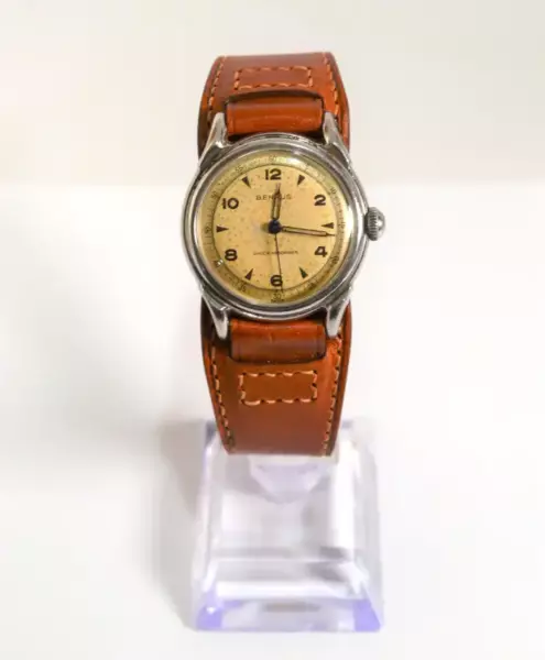 Benrus Military BH 11 Style Steel Men's Wrist Watch.