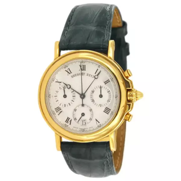 Breguet Horloger De La Marine Chronograph Gold Automatic Watch 2213L.