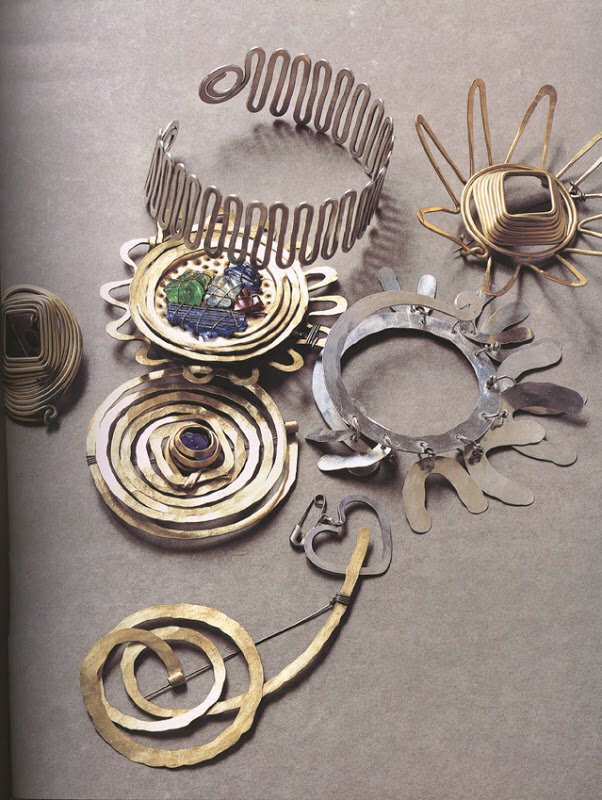 Jewelry by Alexander Calder.