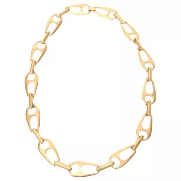 Sculptural Link Necklace Attributed to Alexis Kirk.