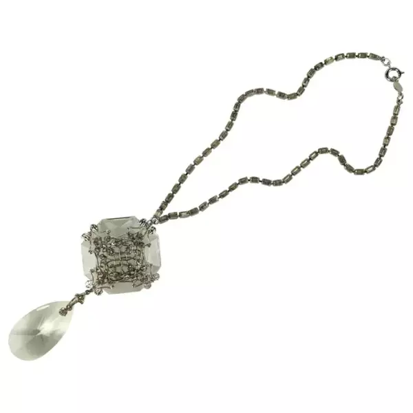 Unusual Chandelier Crystal Pendant by Accessocraft.