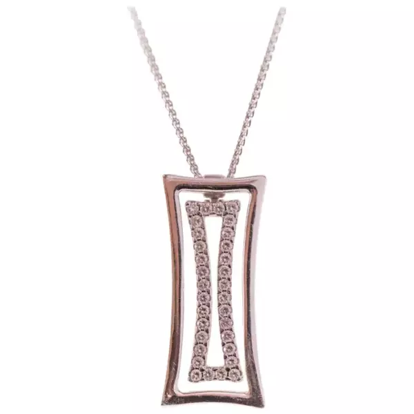 2014 Chimento Diamond and 18K Gold Pendant Necklace.