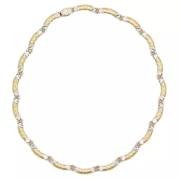 Chimento Chain Necklace Yellow Gold Diamond.2