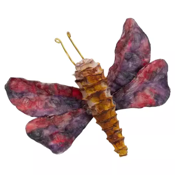 Cilea Paris Resin Pin Brooch Multicolor Huge Butterfly.