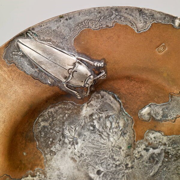 Dish (fragment of decor with a cicada).